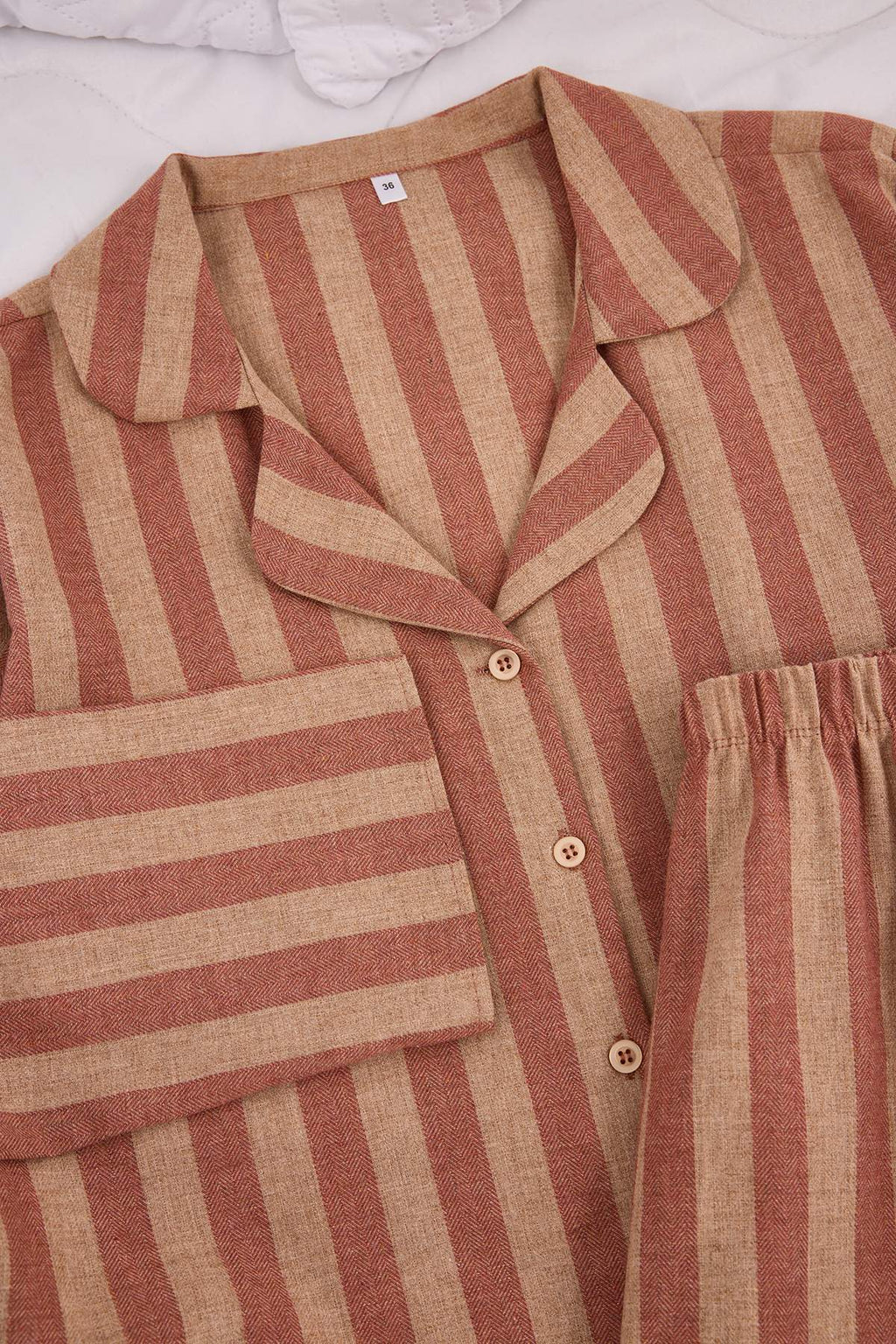 Trendyolmilla Lila-Çok Renkli Pamuklu Kalın/Kışlık Ekoseli Flanel Dokuma Pijama Takımı THMAW26PT00196
