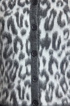 Trendyolmilla Kahverengi Leopar Desenli Triko Hırka TWOAW25HI00378