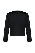 Trendyolmilla Siyah Kruvaze Saten Dokuma Bluz TWOAW24BZ00423