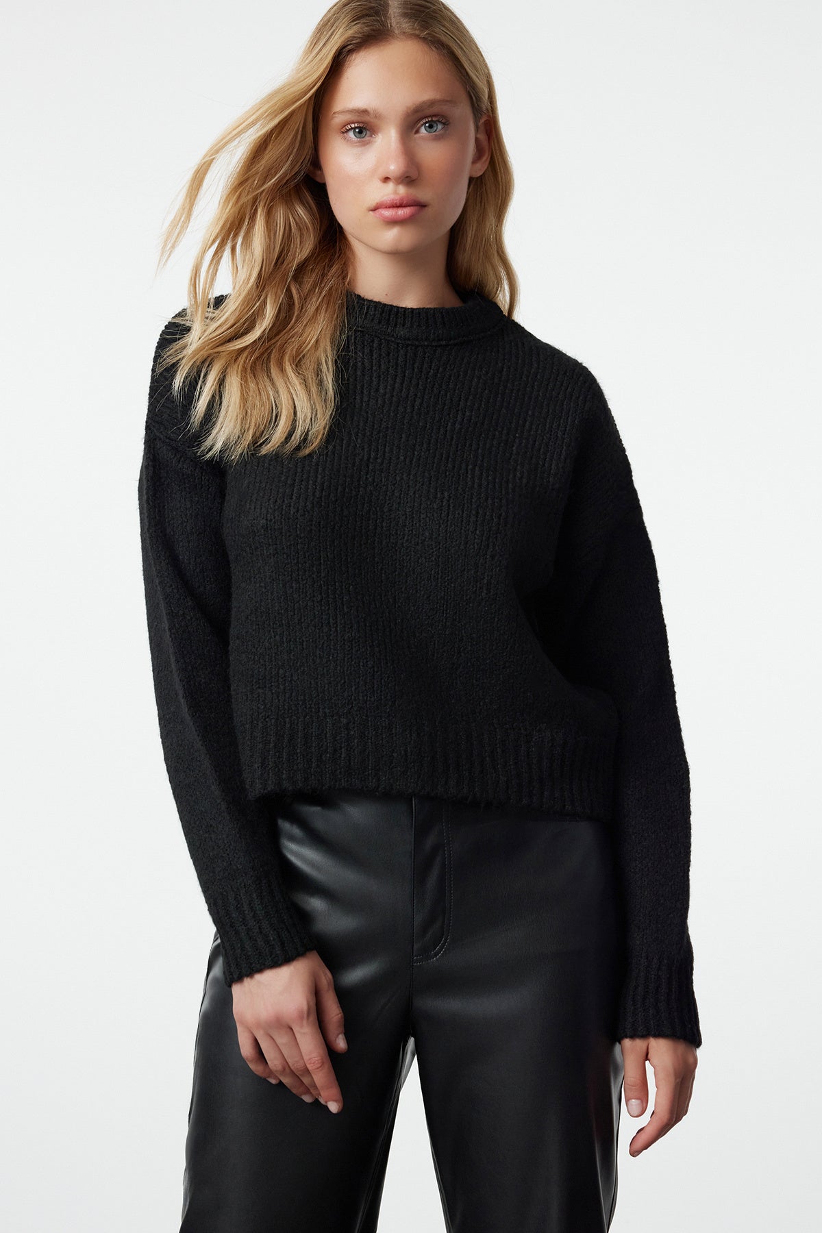 Trendyolmilla Lime Geniş Kalıp Yumuşak Dokulu Basic Triko Kazak TWOAW23KZ00185