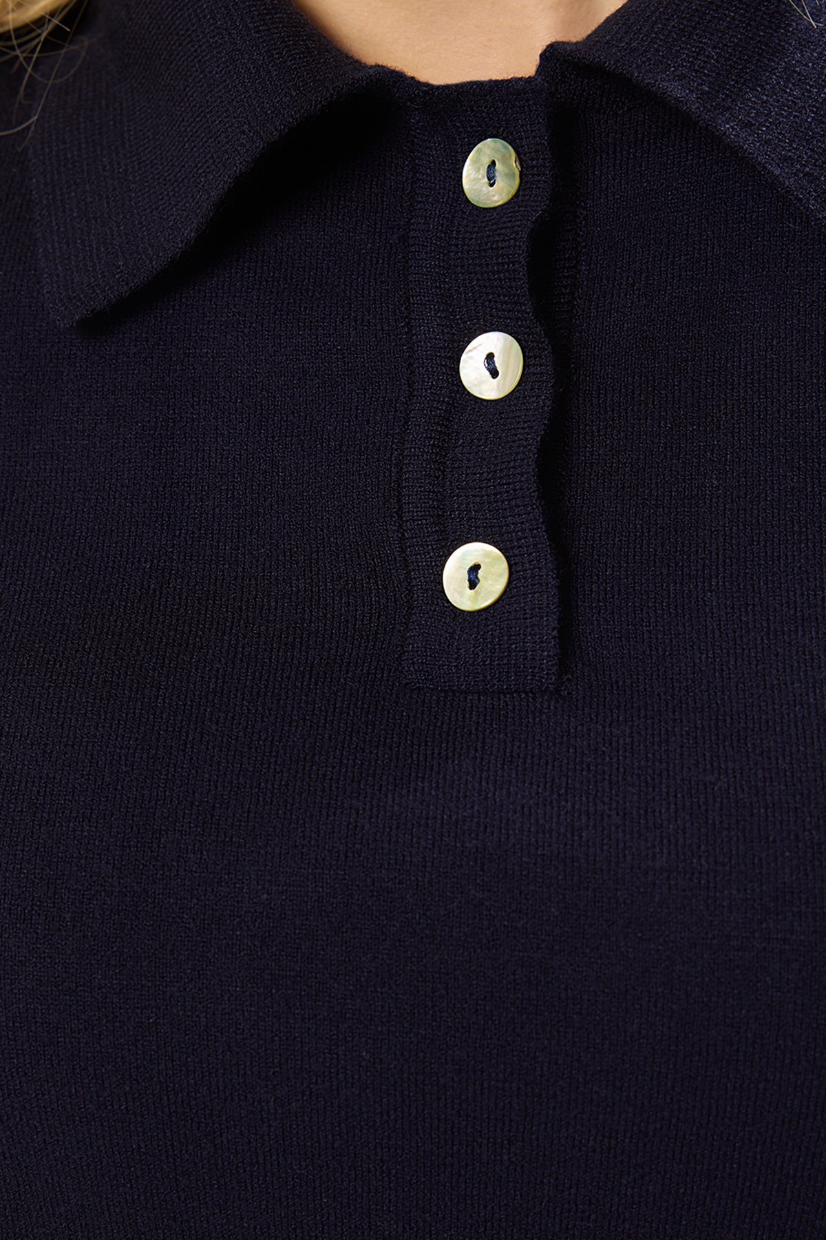 Trendyolmilla Sarı Polo Yaka Premium İplik / Özel İplik Triko İnce Bluz TWOSS25BZ00184