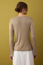 Trendyolmilla Antrasit  V Yaka Basic Triko Kazak TWOAW26KZ00101