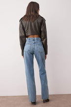 Trendyolmilla Antrasit Yüksek Bel Geniş Paça Wide Leg Jeans TWOAW26JE00083