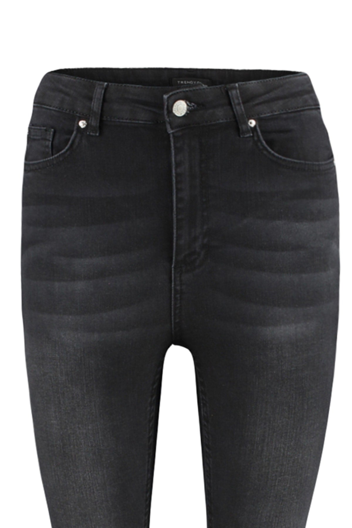 Trendyolmilla Gece Mavisi Vücudu Saran Yüksek Bel Ekstra Esnek Skinny Jeans TWOSS23JE00080