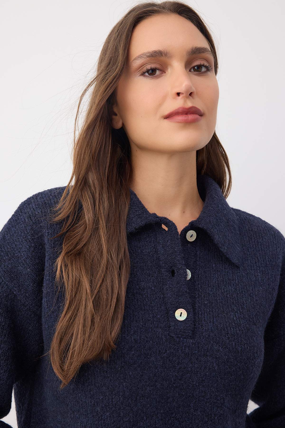 Trendyolmilla Wardrobe Essentials Camel*001 Basic Geniş Kalıp Özel İplikli Triko Kazak | TWOAW26KZ00072