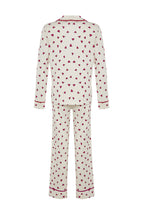 Trendyolmilla Bej %100 Pamuklu Kalpli Biyeli Örme Pijama Takımı THMAW24PT00103