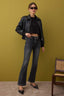 Trendyolmilla Antrasit Yüksek Bel Orta Esnek İspanyol Paça Flare Jeans TWOAW26JE00050