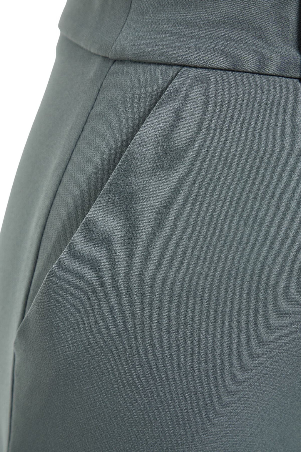 Trendyolmilla Ekru Yüksek Bel Wide Leg/Geniş Paça Pilili Dokuma Kumaş Pantolon TWOAW21PL0076