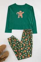 Trendyolmilla Krem %100 Pamuklu Yılbaşı Temalı Örme Pijama Takımı THMAW24PT00061