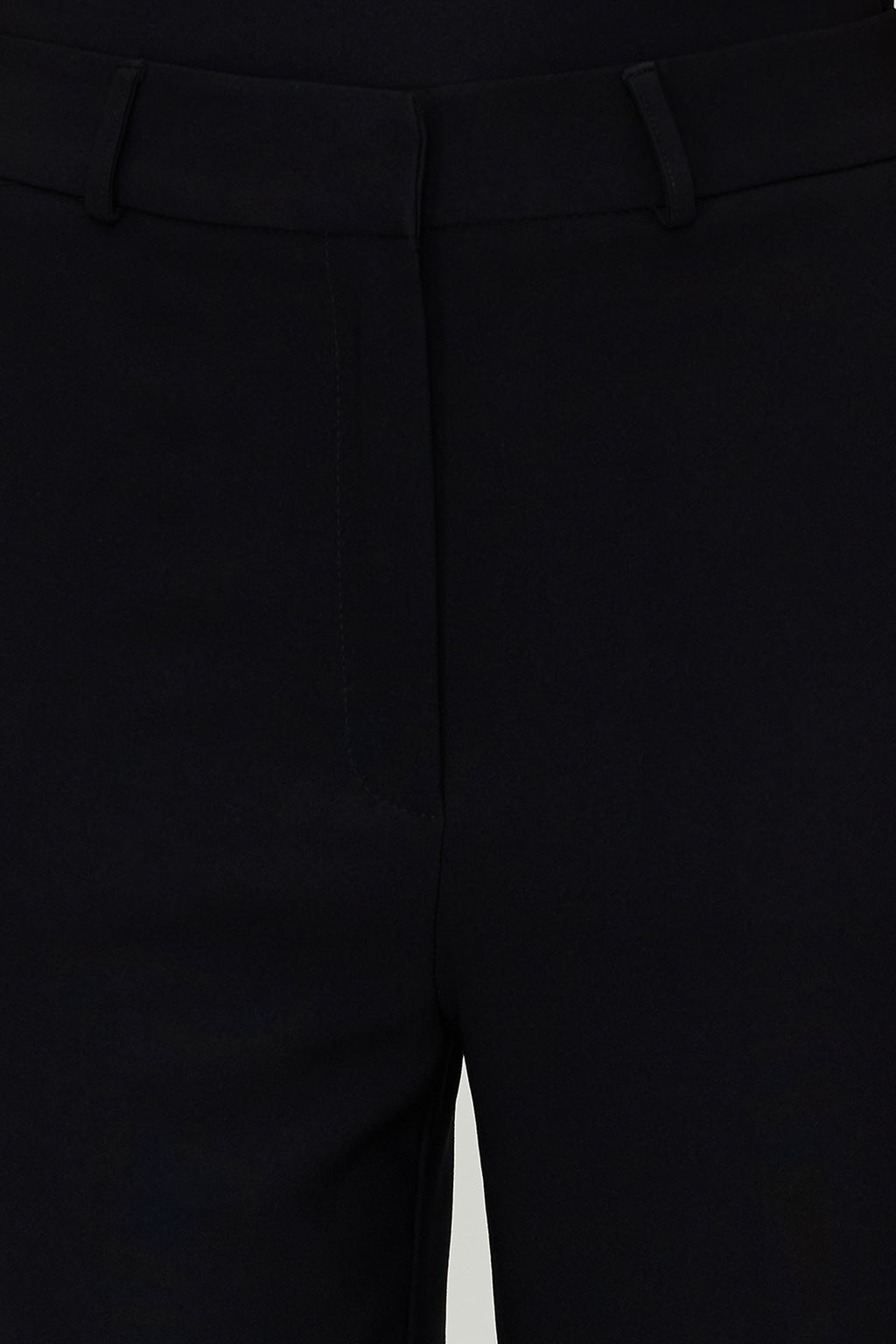 Siyah Bootcut/Çizme Paça Dokuma Pantolon TWOSS24PL00024