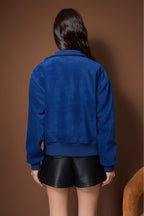 Trendyolmilla Taş Regular/Normal Kalıp Fermuar Detaylı Dik Yaka Polar Kalın Örme Sweatshirt TWOAW26SW00026