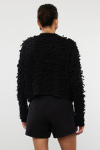 Trendyolmilla Taba Yumuşak Dokulu Püsküllü Mont Triko Hırka TWOAW25HI00190