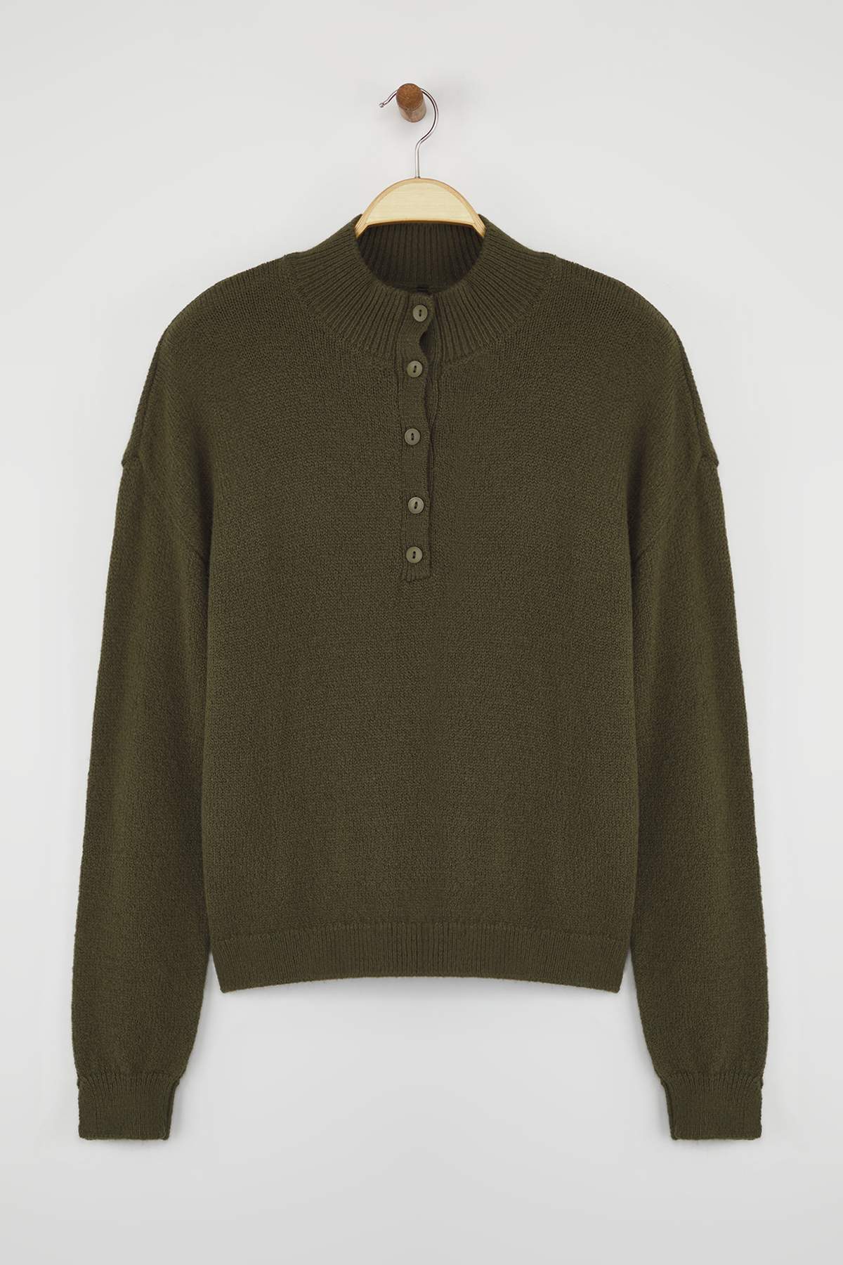 Trendyolmilla Wardrobe Essentials Lacivert Yumuşak Dokulu Triko Kazak | TWOAW26KZ00074