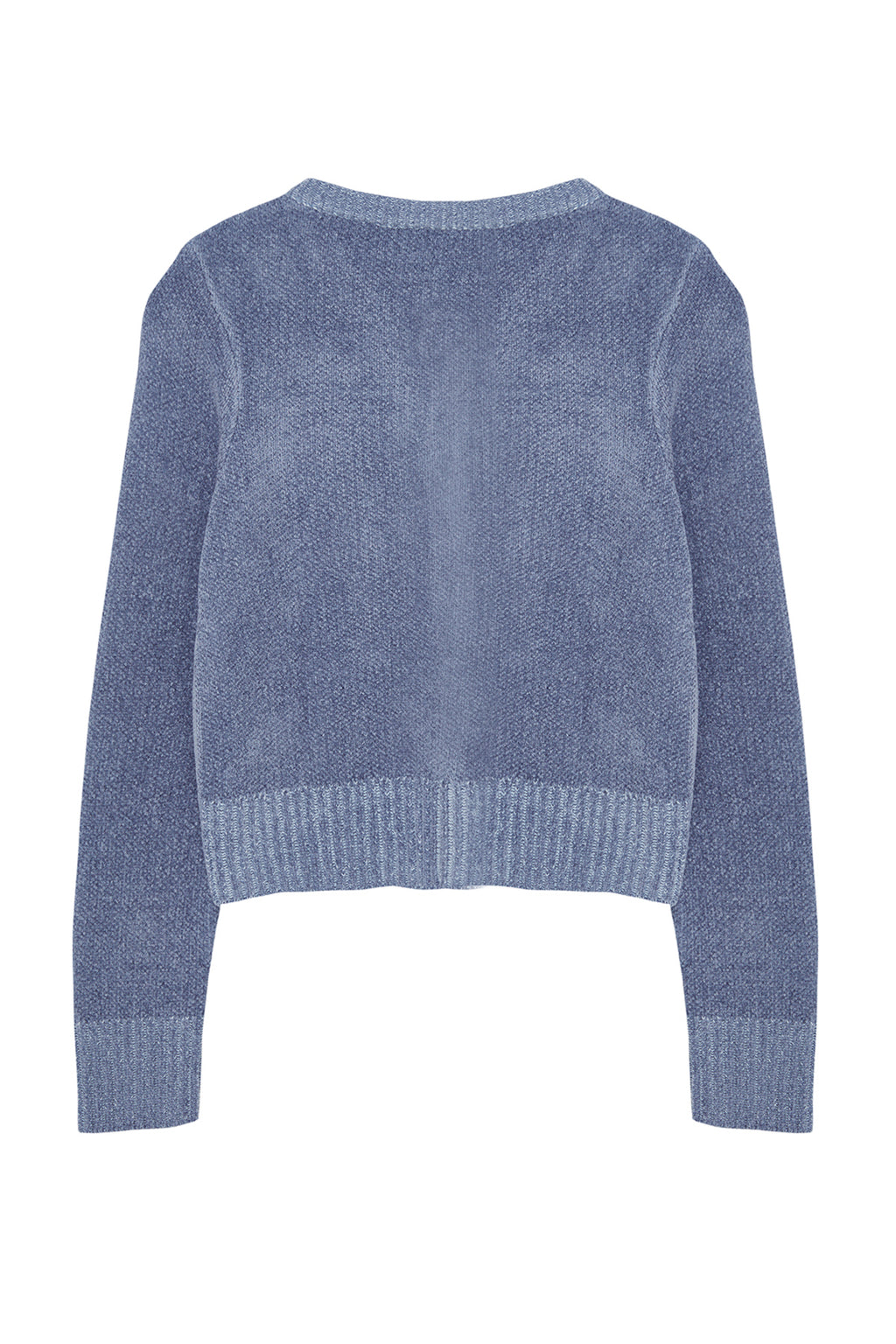 Trendyolmilla Gri Crop Premium İplik/Özel İplik Cep Detaylı Triko Hırka TWOAW24HI00051