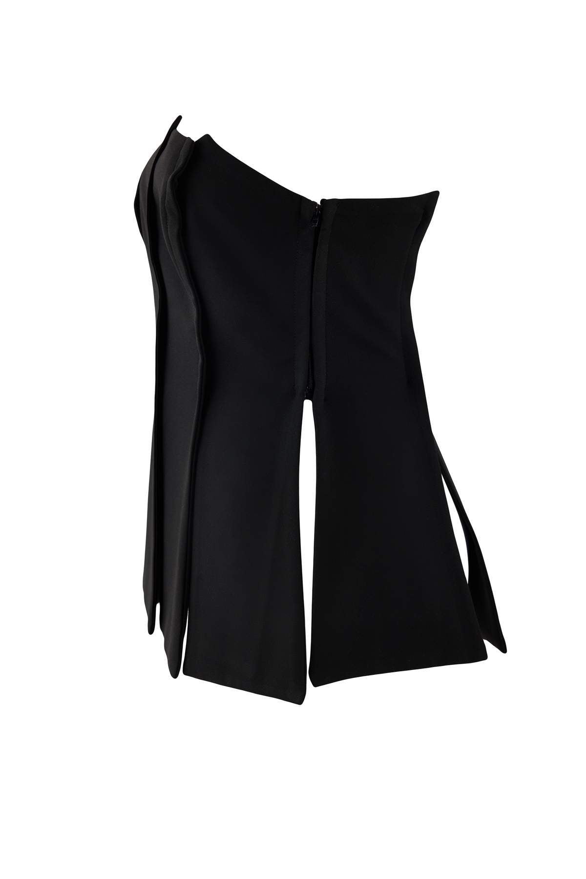 Trendyolmilla Kahverengi Limited Edition Fitted Straplez Dokuma Bluz TWOAW26BZ00155