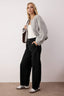 Trendyolmilla Siyah Barrel Kalıp %100 Pamuk Gabardin Pantolon TWOAW26PL00084