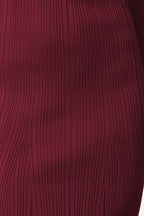 Trendyolmilla Kahverengi Midi Triko Basic Carmen Yaka Elbise TWOAW25EL00033