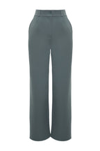 Trendyolmilla Ekru Yüksek Bel Wide Leg/Geniş Paça Pilili Dokuma Kumaş Pantolon TWOAW21PL0076
