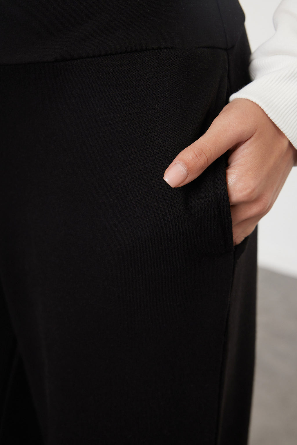 Trendyolmilla Gri Ince Ekstra Yüksek Bel Wide Leg/Geniş Kesim Pantolon TWOAW25PL00026