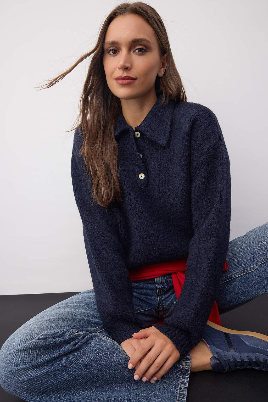 Trendyolmilla Wardrobe Essentials Camel*001 Basic Geniş Kalıp Özel İplikli Triko Kazak | TWOAW26KZ00072