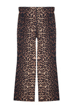 Kahverengi Leopar Desenli Straigth/Düz Kesim Dokuma Kumaş Pantolon TWOAW25PL00030