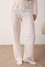 Trendyolmilla Ekru %100 Pamuklu Kalpli Müslin Kumaş Dokuma Pijama Takımı THMAW26PT00110