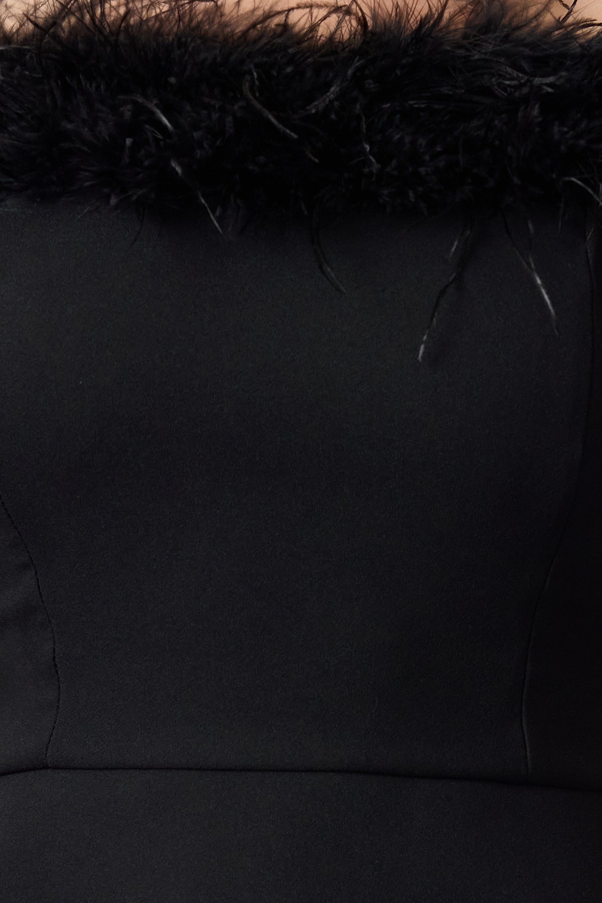 Siyah Carmen Yaka Otrişli Dokuma Şık Bluz TPRAW25BZ00001