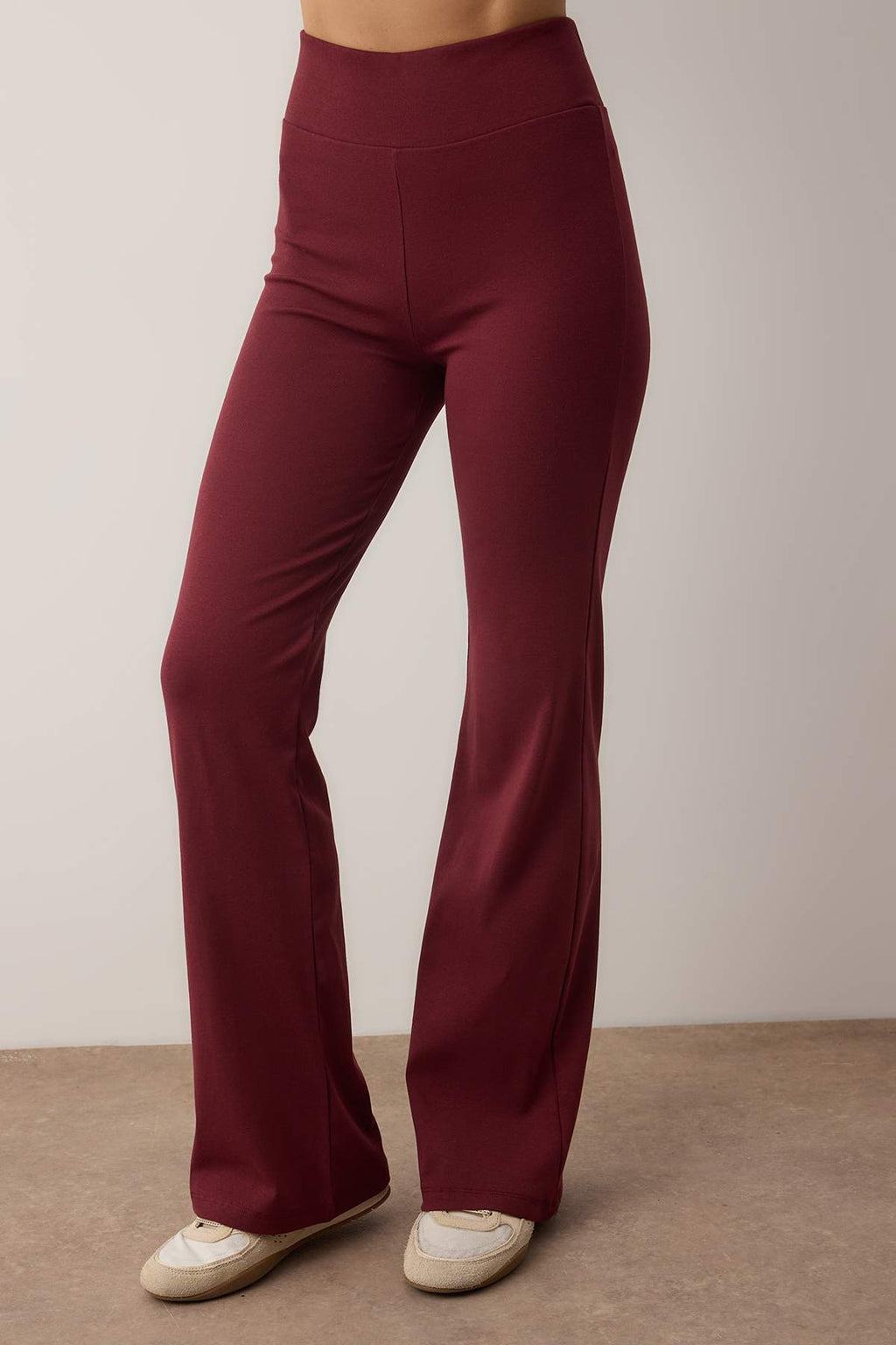 Trendyolmilla Bordo-Lacivert İspanyol Paça 2'li Paket Pantolon TWOAW26PL00057