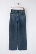 Trendyolmilla Açık Mavi Yüksek Bel Wide Leg Palazzo Jeans TWOAW26JE00251