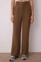 Trendyolmilla Mavi Wide Leg/Geniş Paça Dokuma Kumaş Pantolon TWOAW22PL0263 Palazzo