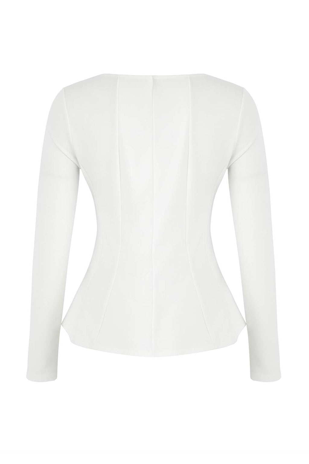 Trendyolmilla Siyah Kayık Yaka Peplum/Belden Oturmalı Regular Boy Örme Bluz TWOAW26BZ00166