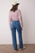 Mavi Yüksek Bel Comfort Yeni Straight Jeans TWOAW26JE00148