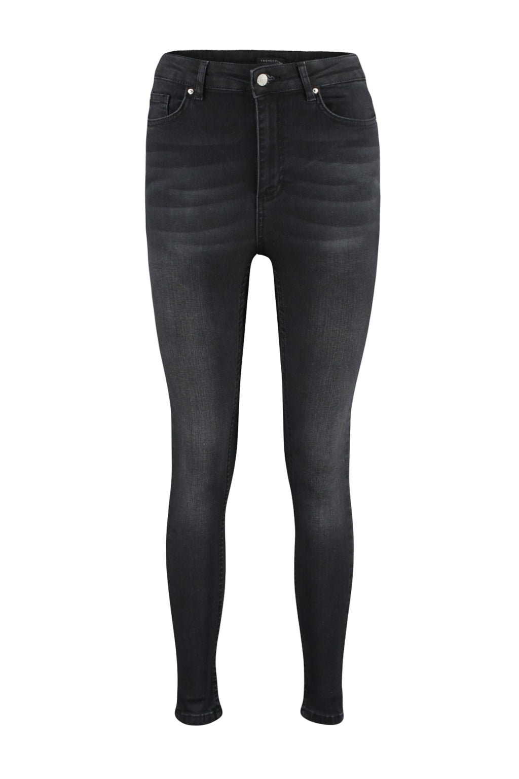 Trendyolmilla Gece Mavisi Vücudu Saran Yüksek Bel Ekstra Esnek Skinny Jeans TWOSS23JE00080