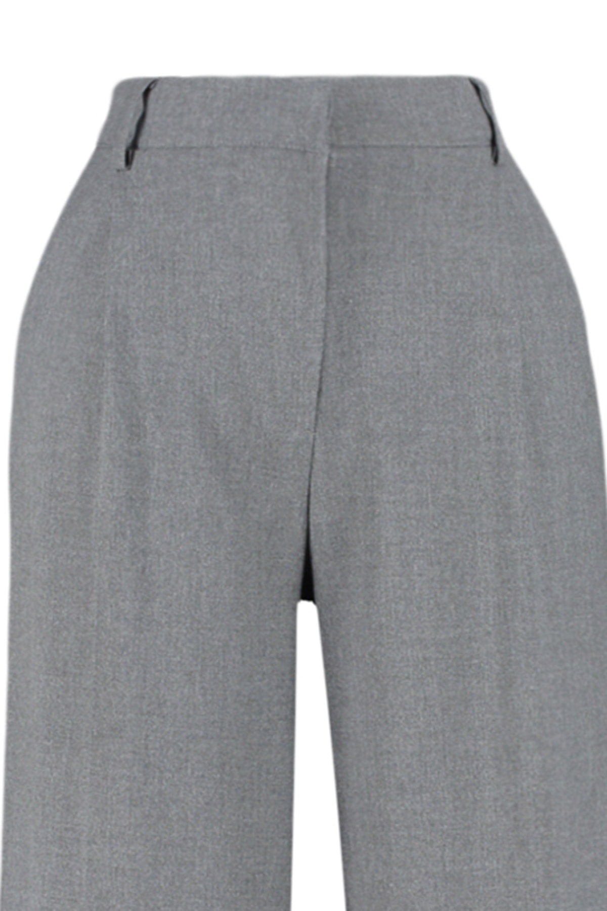 Trendyolmilla Siyah Palazzo/Extra Geniş Paça Dokuma Kumaş Pantolon TWOSS23PL00062