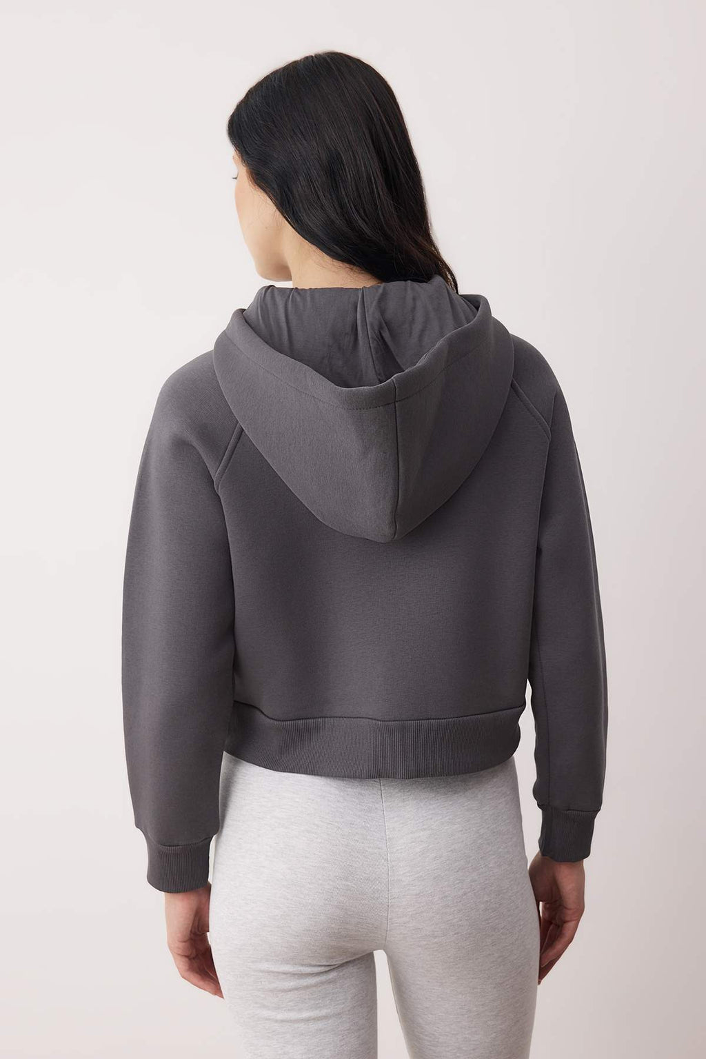 Trendyolmilla Kırmızı Regular Kalıp Crop Fermuarlı Kapüşonlu Kalın İçi Polarlı Örme Sweatshirt TWOAW26SW00045