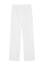 Trendyolmilla Indigo Straight/Düz Kesim Yüksek Bel Nervür Dikişli Dokuma Pantolon TWOSS21PL0093