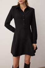 Trendyolmilla Siyah Mini Dokuma Elbise TWOAW26EL00305