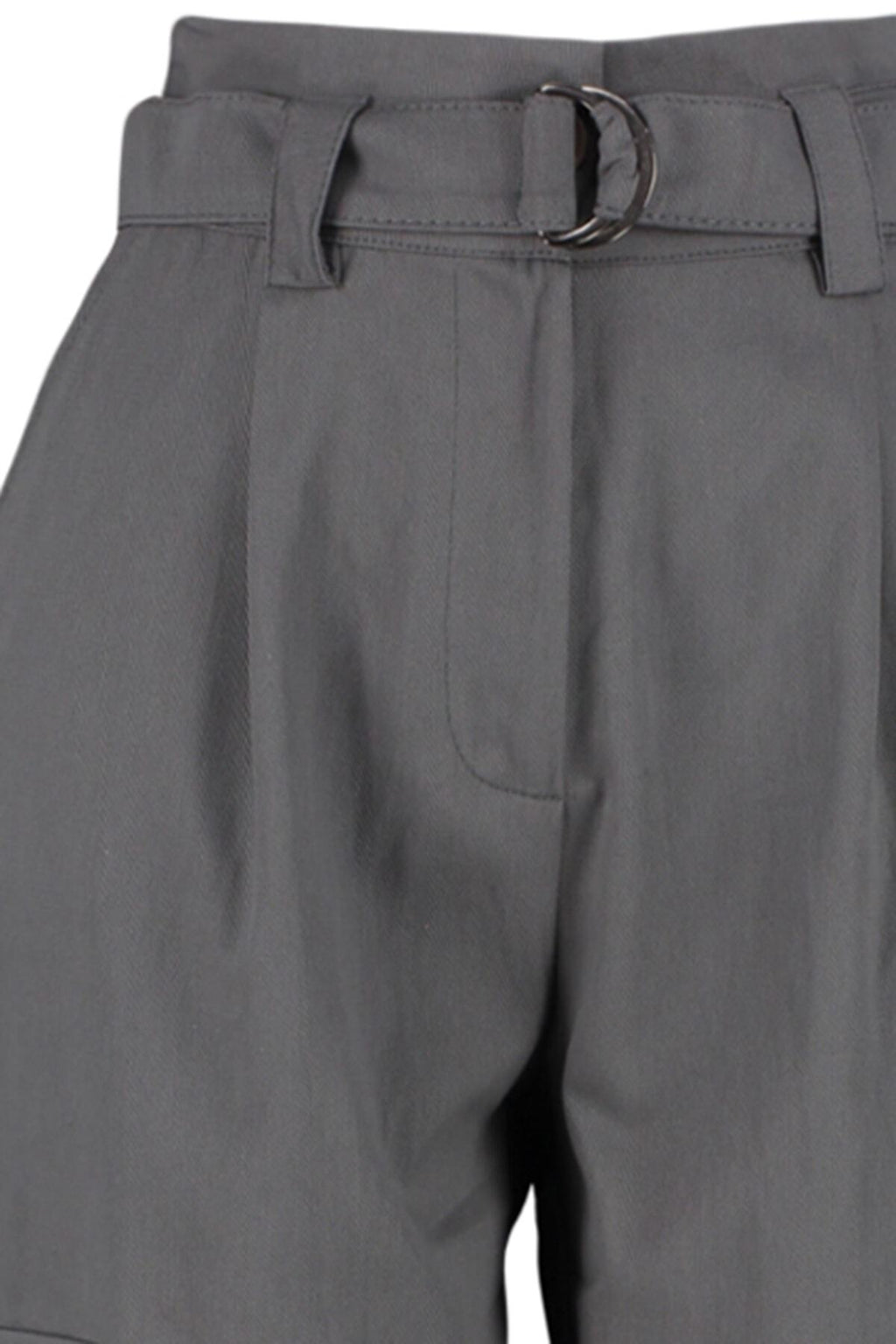 Gri Kemerli Kargo Dokuma Pantolon TWOSS21PL0138
