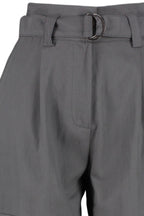 Gri Kemerli Kargo Dokuma Pantolon TWOSS21PL0138