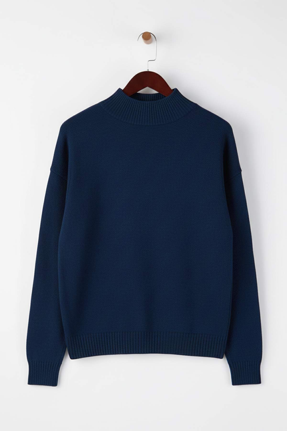 Trendyolmilla Siyah-Ekru Basic İkili Paket Triko Kazak TWOAW26KZ00232