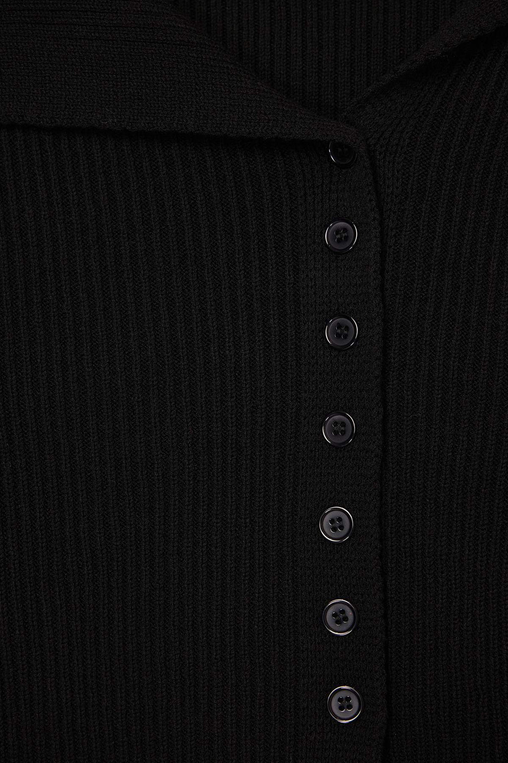 Trendyolmilla Siyah Merserize Görünümlü Premium İplik/Özel İplik Fitted/Vücudu Saran Triko Hırka TWOAW25HI00254