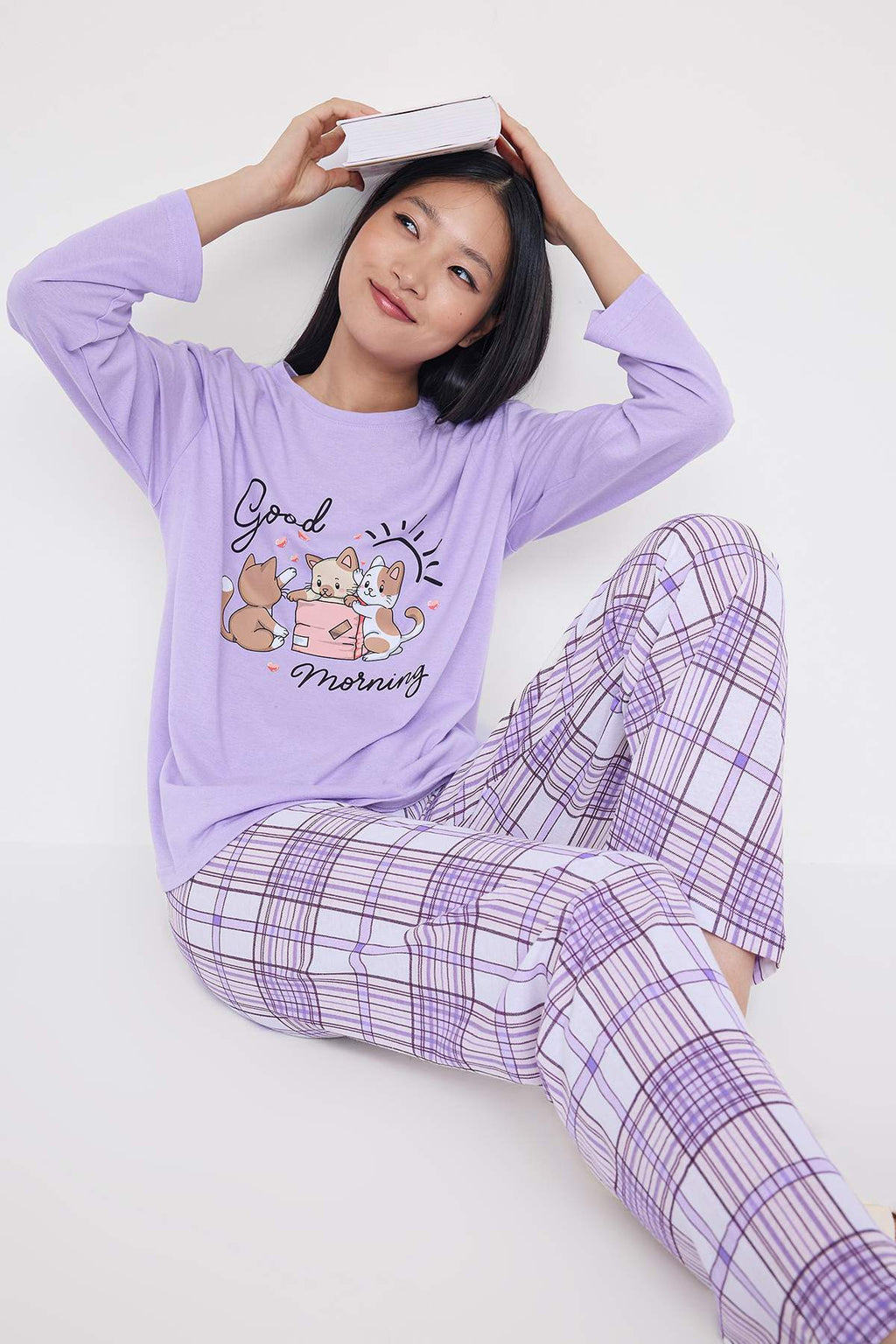 Trendyolmilla Kırmızı-Beyaz Ayıcıklı Kış Temalı Örme Pijama Takımı THMAW26PT00047