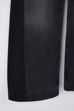 Trendyolmilla Özel Koleksiyon Mavi Yüksek Bel Renk Bloklu Wide Leg Geniş Paça Jeans TWOAW26JE00099