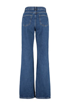 Trendyolmilla Koyu Mavi Yüksek Bel Wide Leg Geniş Paça %100 Pamuk Non-Stretch Jeans TWOSS23JE00068