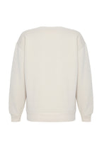 Trendyolmilla Siyah Animal Nakışlı Regular/Normal Kalıp Kalın İçi Polarlı Örme Sweatshirt TWOAW24SW00196