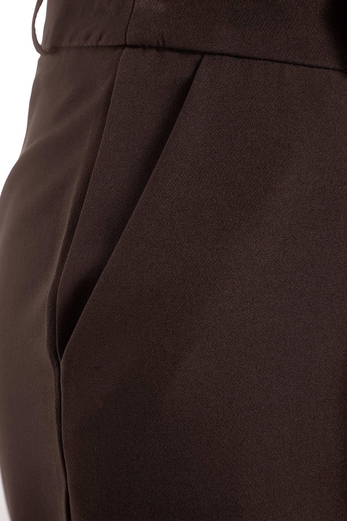 Trendyolmilla Siyah Kemer Detaylı Wide Leg/Geniş Paça Dokuma Pantolon TWOAW24PL00341