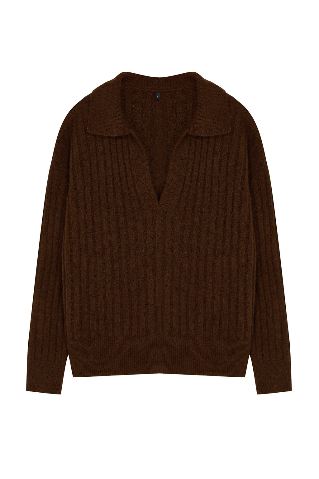 Trendyolmilla Gri Yumuşak Dokulu Polo Yaka Triko Kazak TWOAW24KZ00678