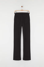 Trendyolmilla Siyah Yüksek Bel Comfort/Esnek Flare Jeans TWOSS25JE00052