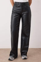 Siyah Kaplama Yüksek Bel Wide Leg Jeans TWOAW26JE00156