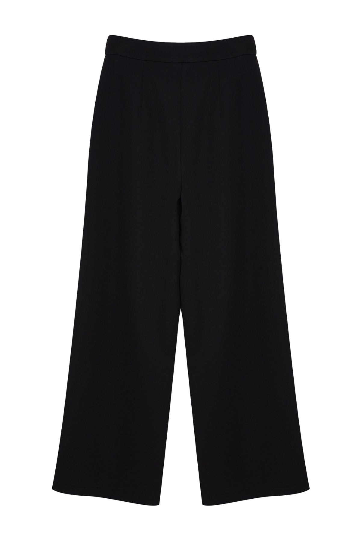 Trendyolmilla Açık Mavi Wide Leg/Geniş Paça Pilili Dokuma Kumaş Pantolon TWOSS21PL0189